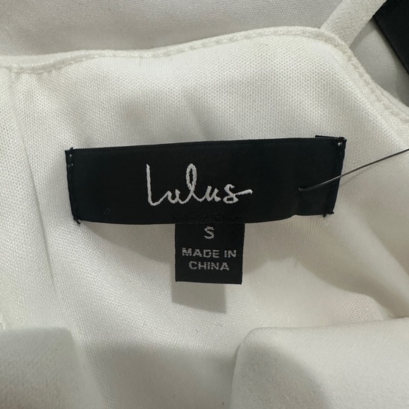 Lulus Cheers to Chic Ivory Sleeveless Wide-Leg Jumpsuit bridal wedding NWT S - Picture 17 of 17